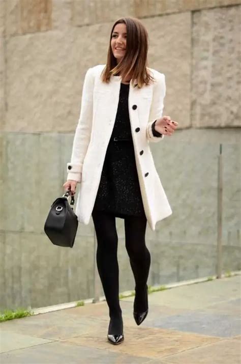 white coat outfit ideas